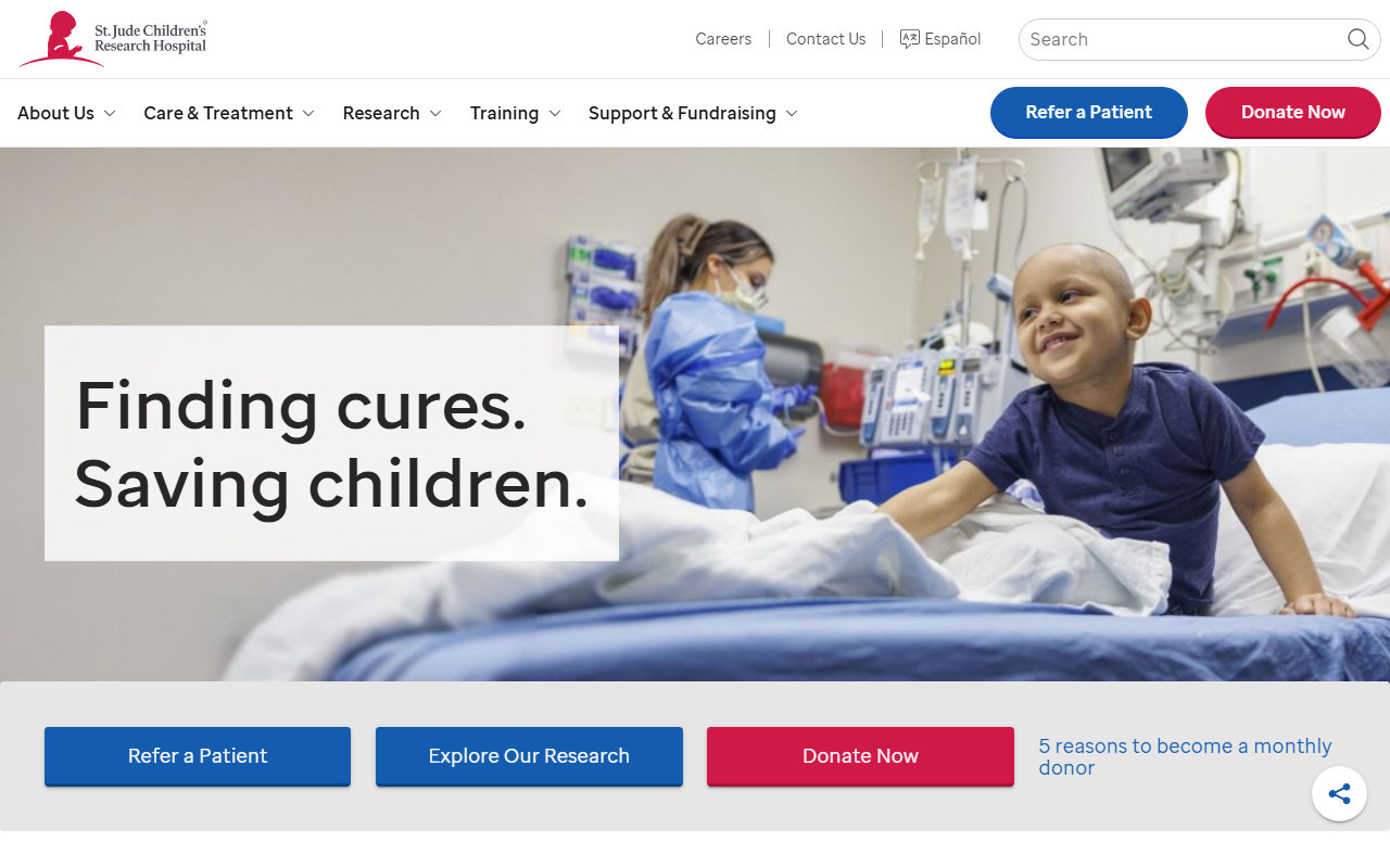 1-800-4stjude.com screenshot