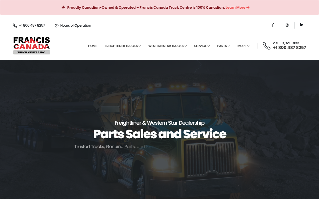 1-800-4trucks.com screenshot