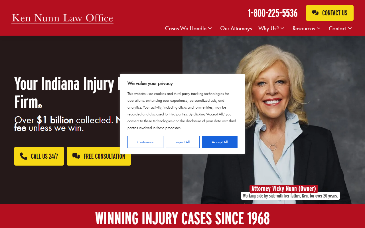 1-800-888-hurt.com screenshot