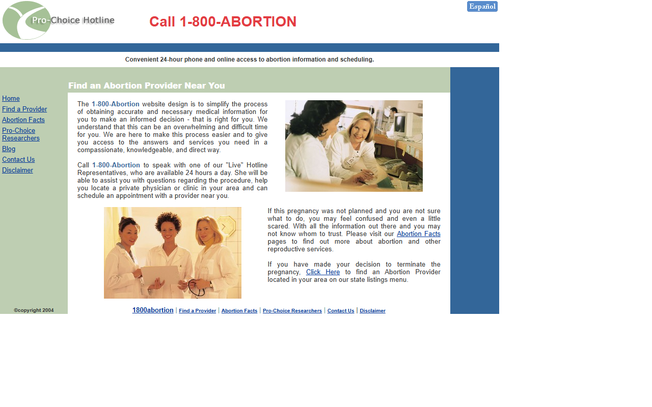 1-800-abortions.com screenshot