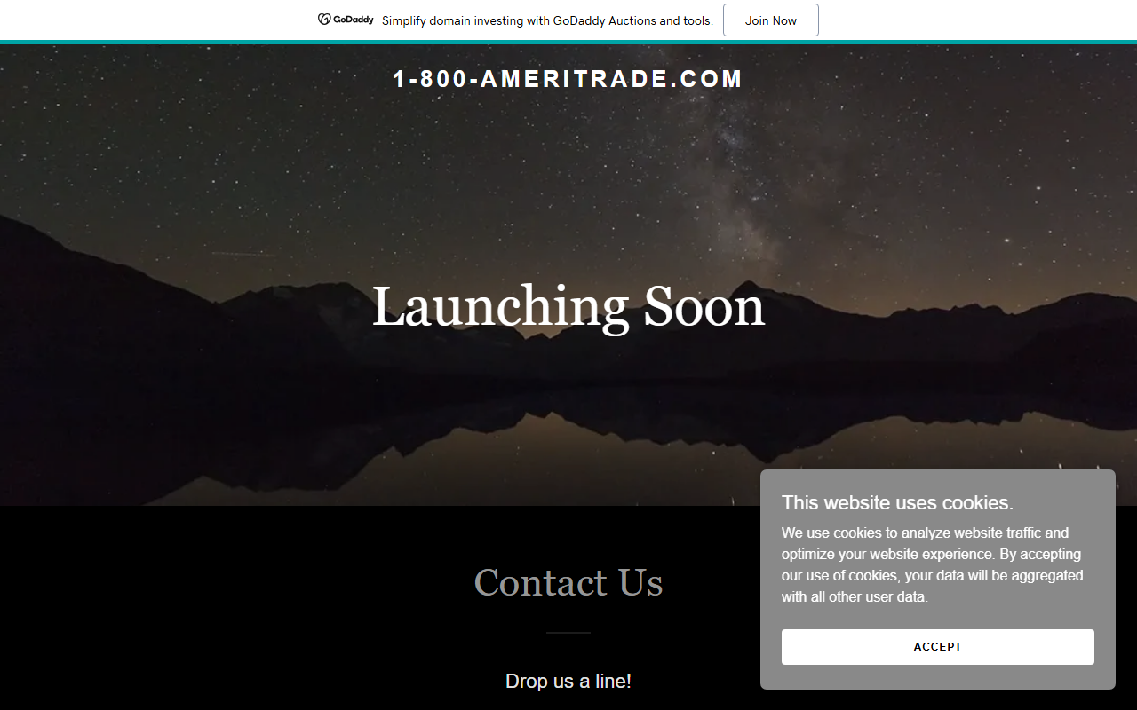 1-800-ameritrade.com screenshot