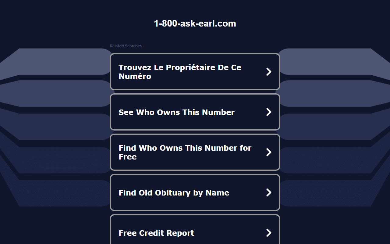 1-800-ask-earl.com screenshot