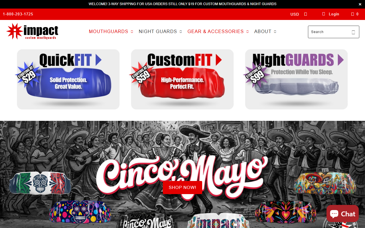 1-800-biteguard.com screenshot