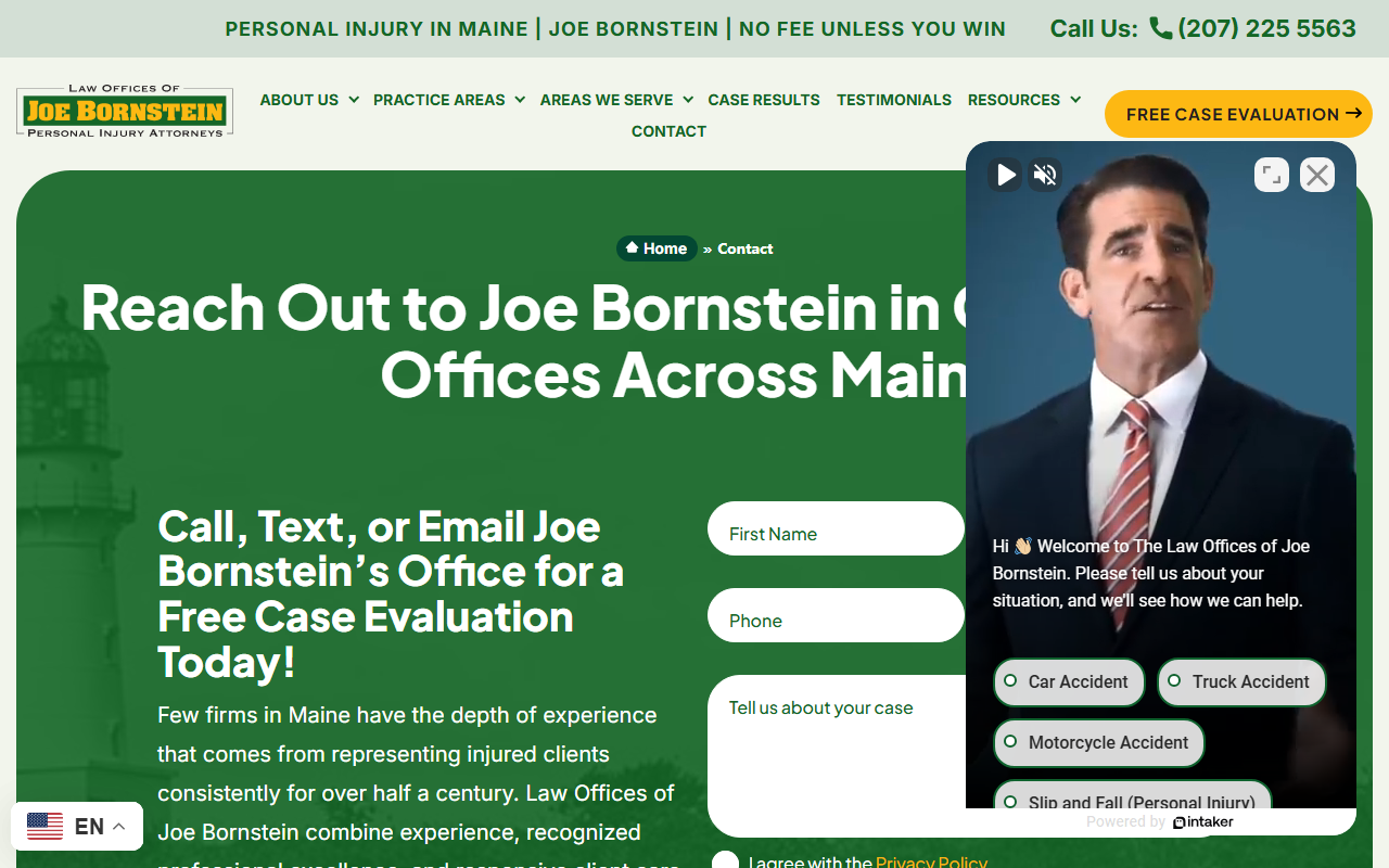 1-800-call-joe.com screenshot