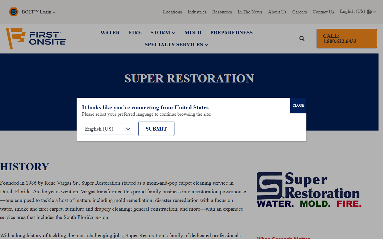 1-800-call-super.com screenshot