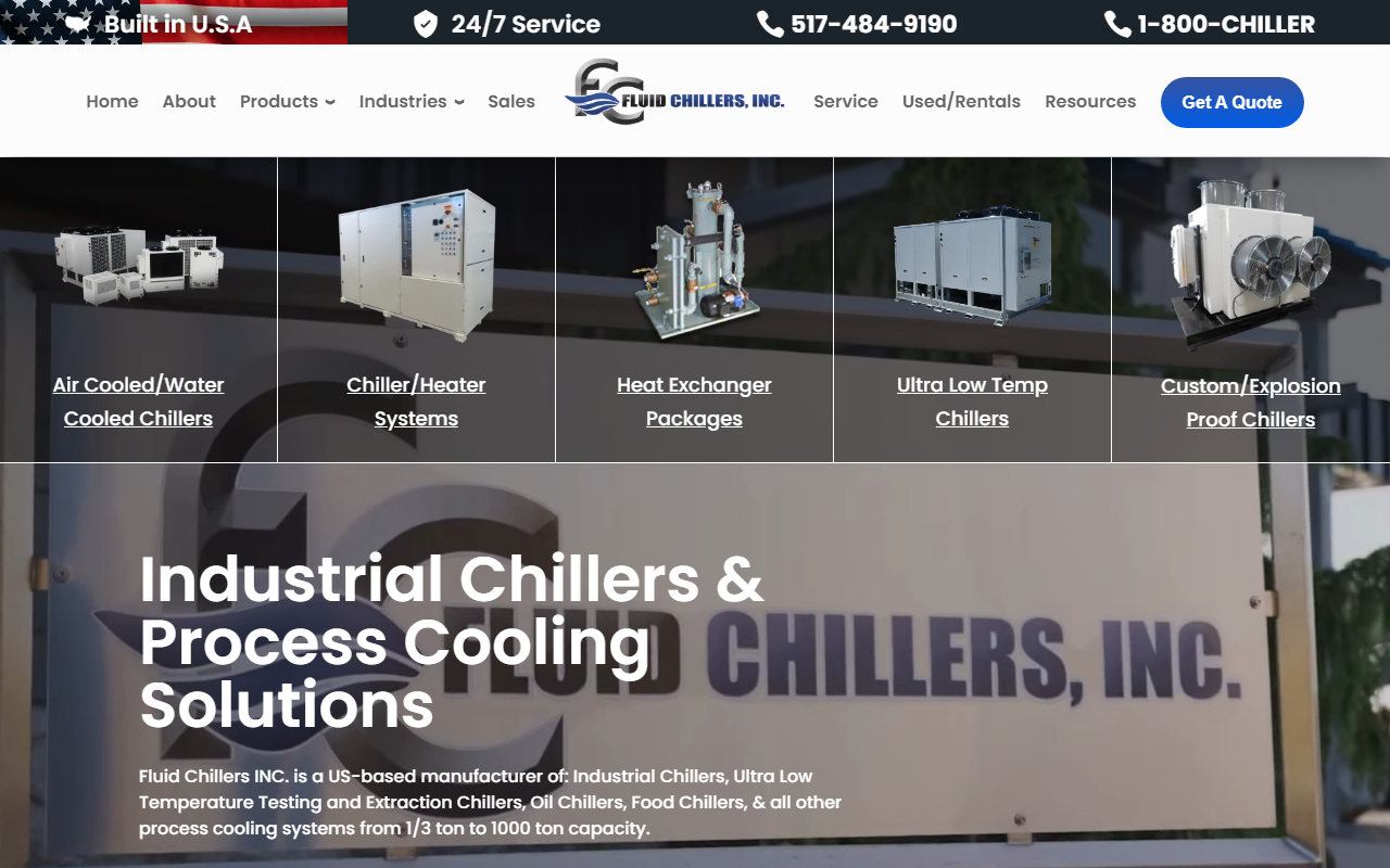 1-800-chiller.com screenshot