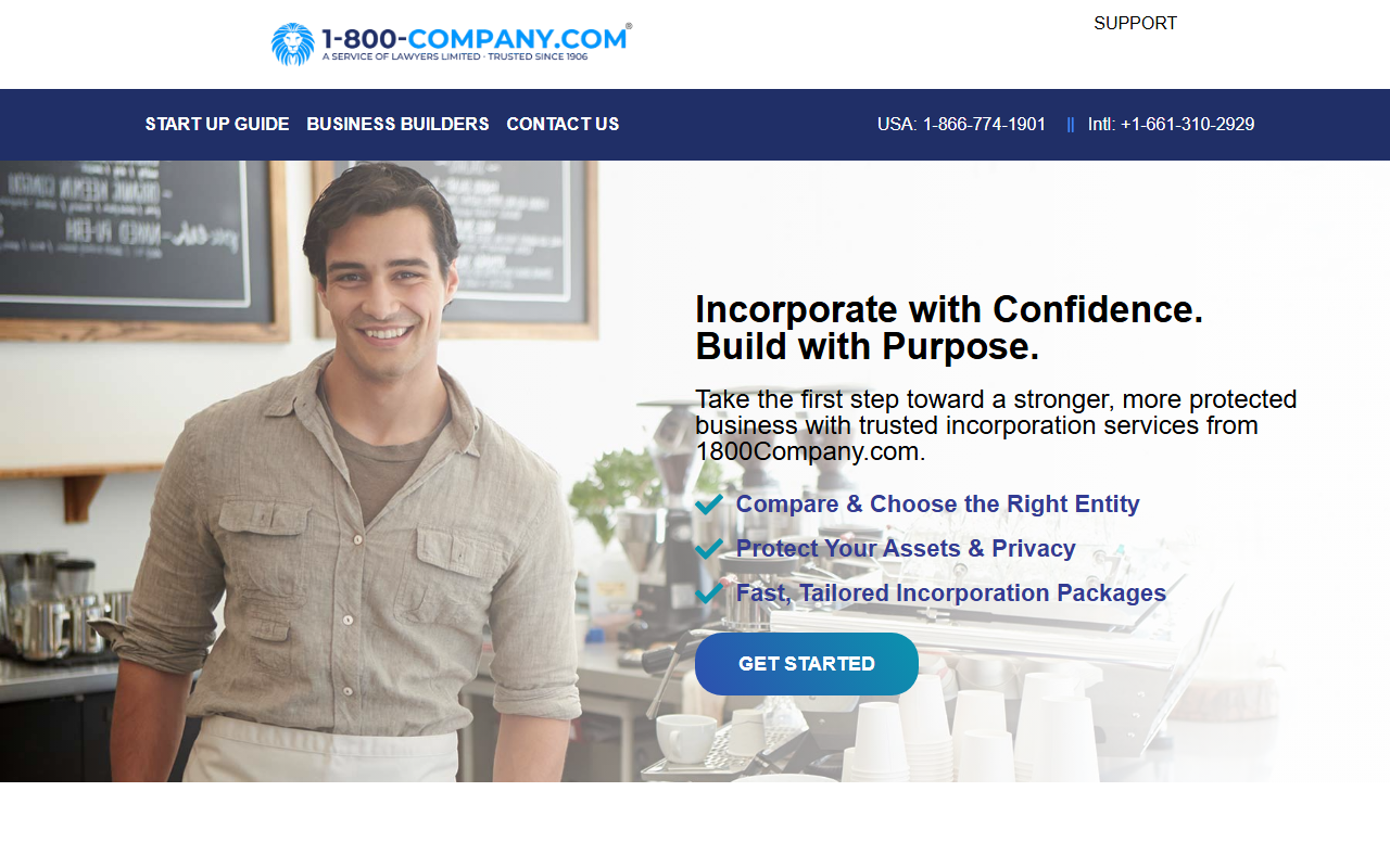 1-800-company.com screenshot
