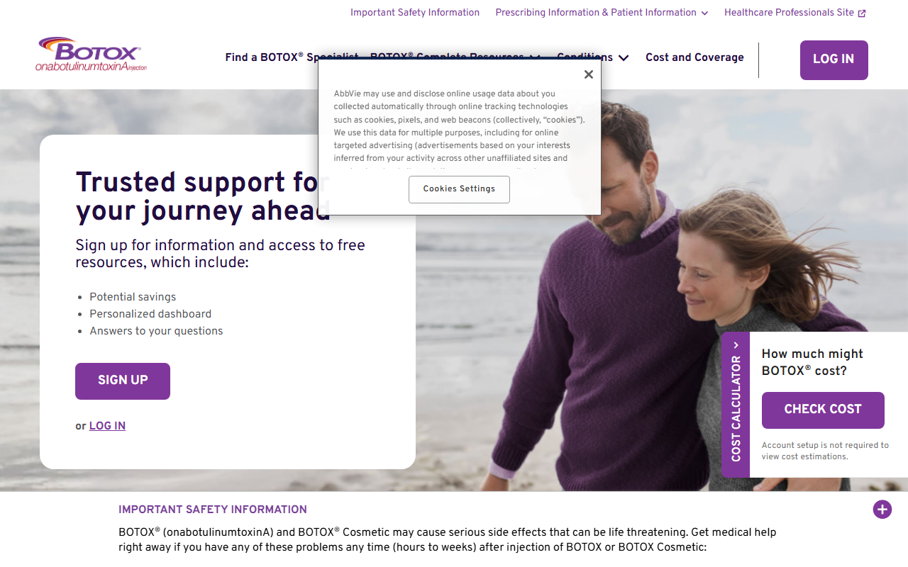 1-800-dr-botox.com screenshot