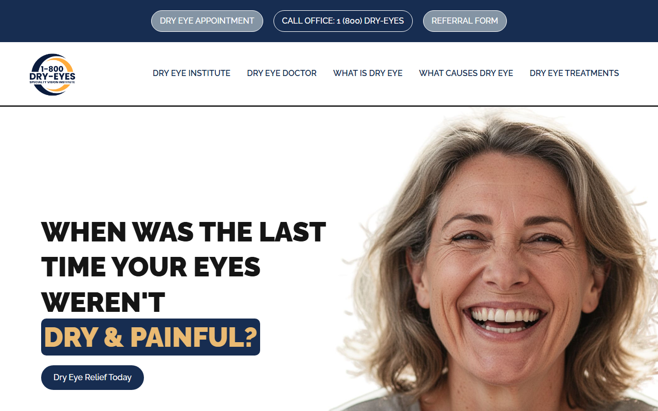 1-800-dry-eyes.com screenshot