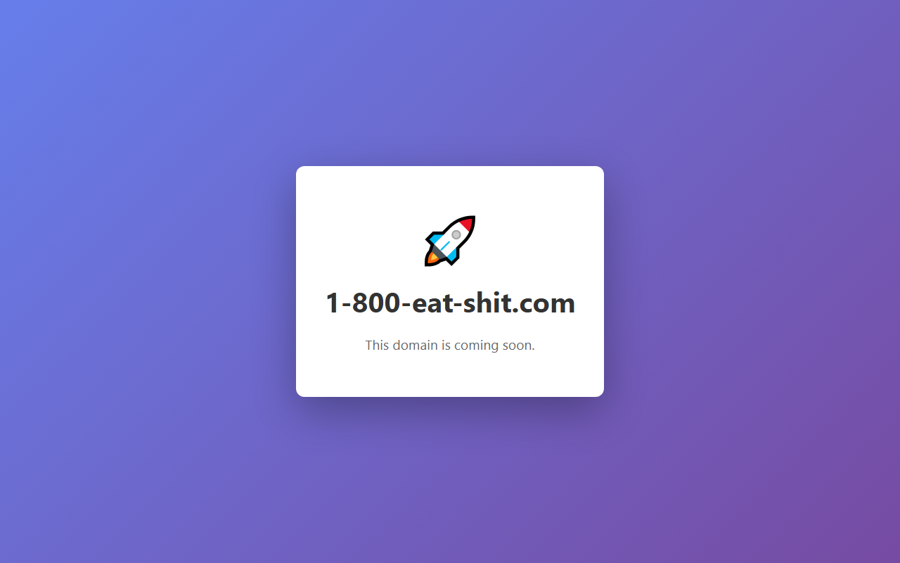 1-800-eat-shit.com screenshot