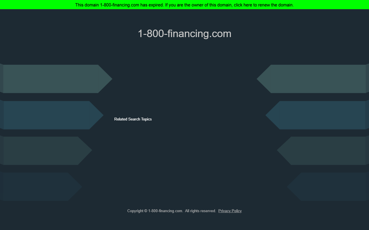 1-800-financing.com screenshot