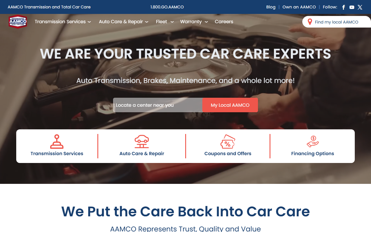 1-800-go-aamco.com screenshot