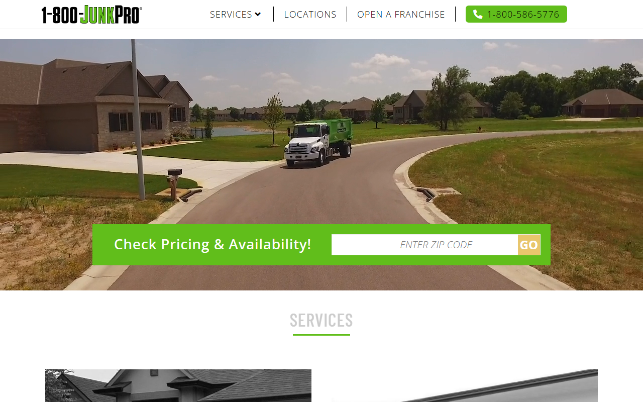 1-800-junk-pro.com screenshot
