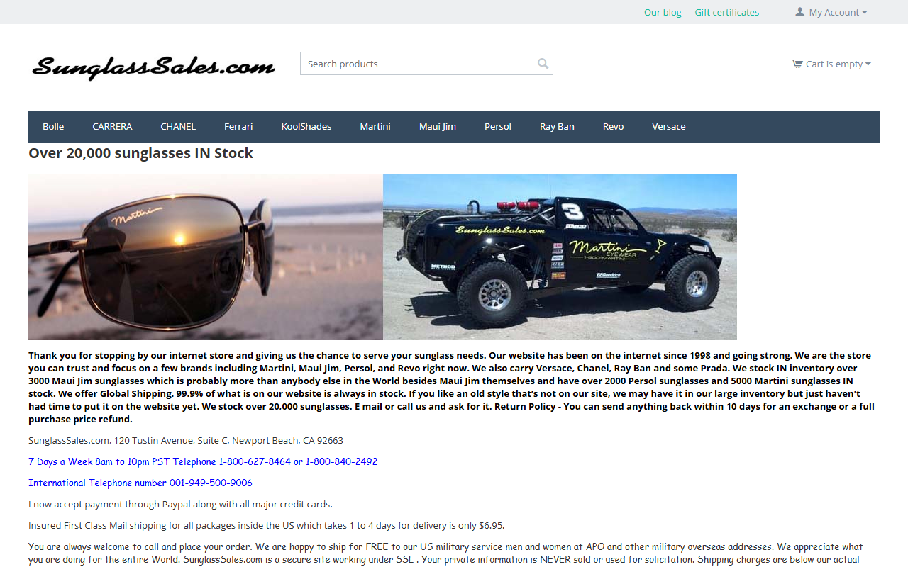 1-800-martini.com screenshot