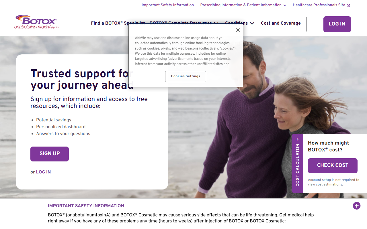 1-800-mybotox.com screenshot