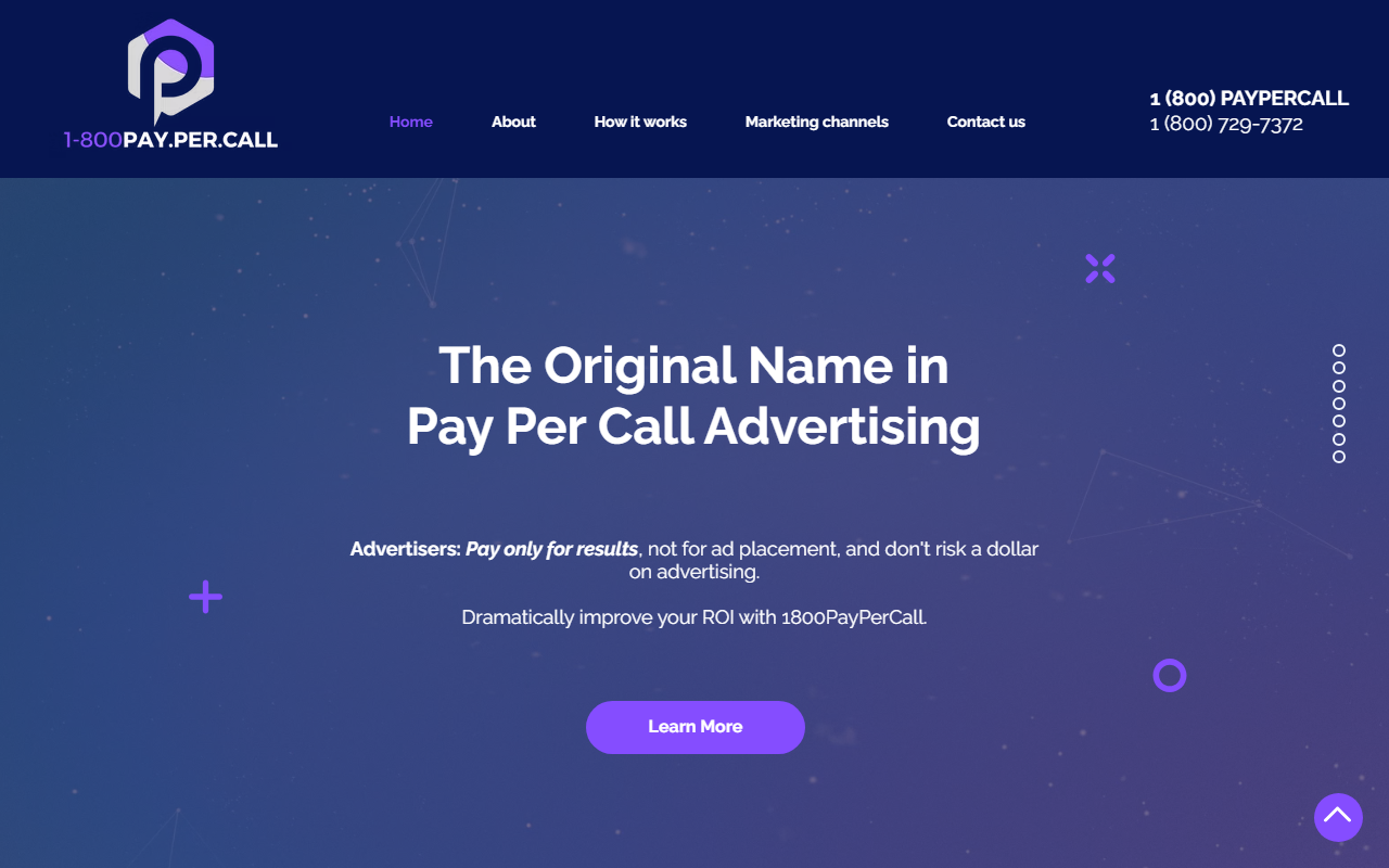 1-800-paypercall.com screenshot