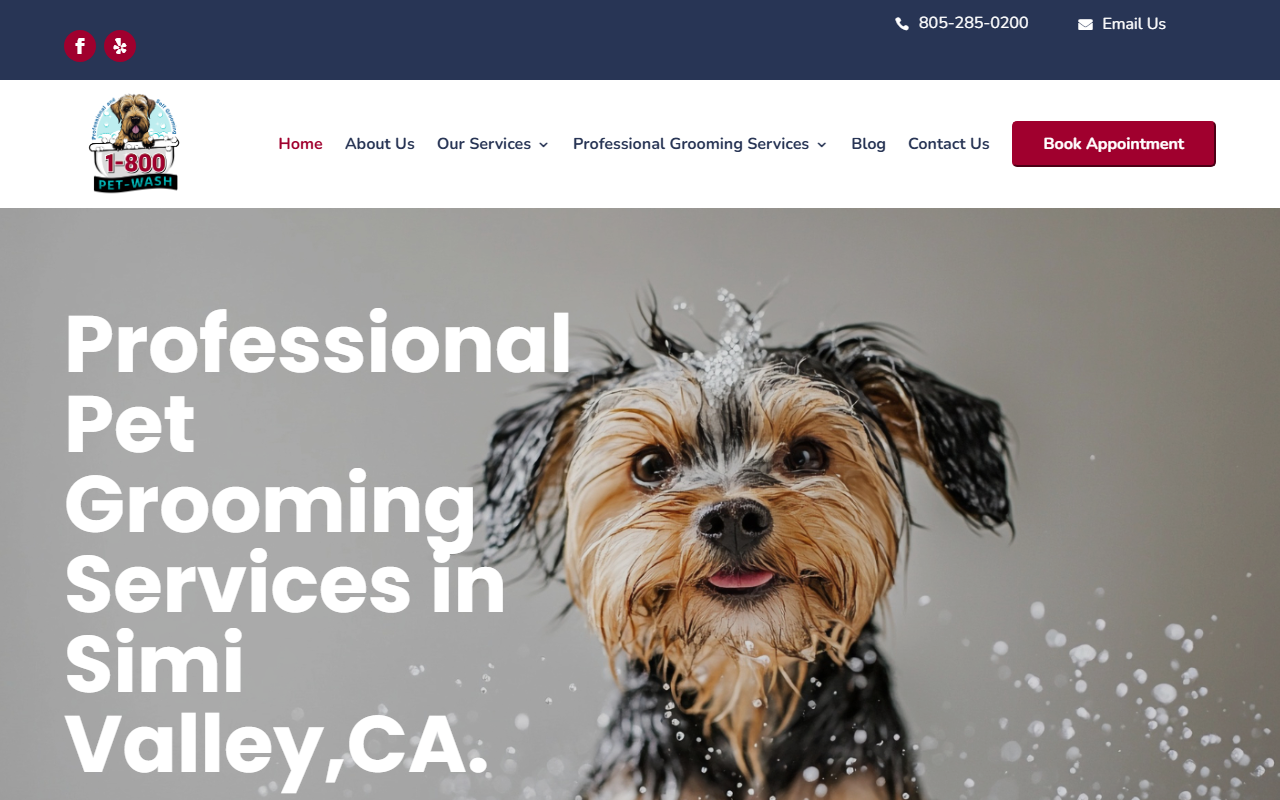 1-800-pet-wash.com screenshot