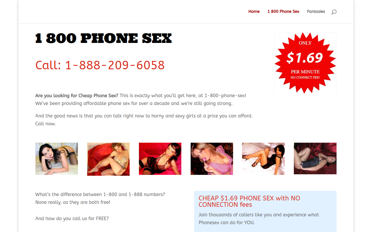 1-800-phone-sex.com screenshot
