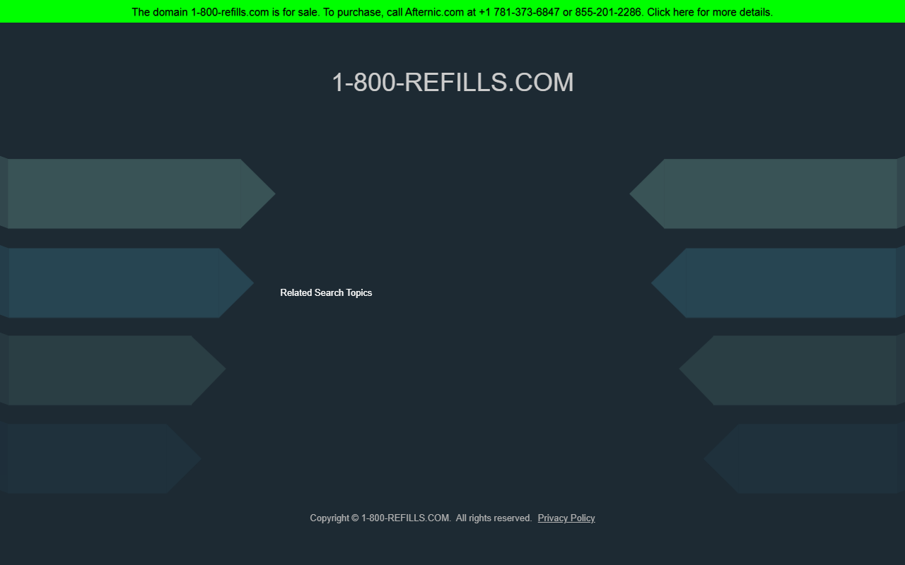 1-800-refills.com screenshot