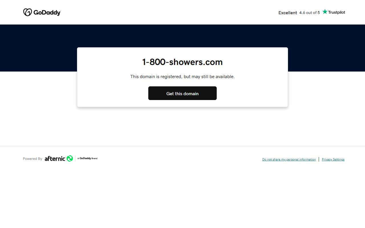 1-800-showers.com screenshot