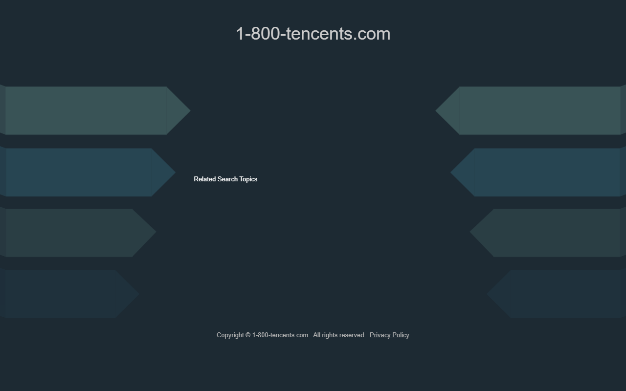1-800-tencents.com screenshot