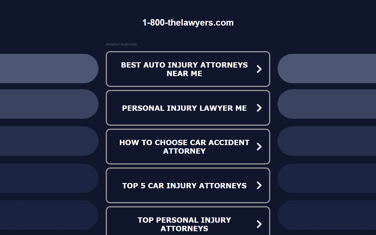 1-800-thelawyers.com screenshot