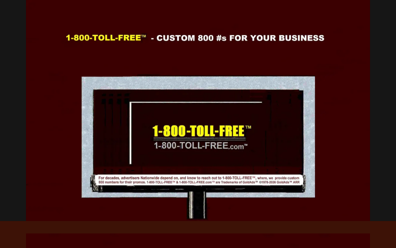 1-800-toll-free.com screenshot