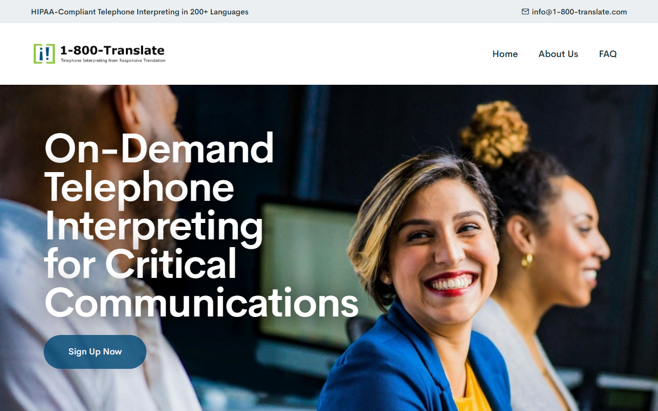 1-800-translate.com screenshot