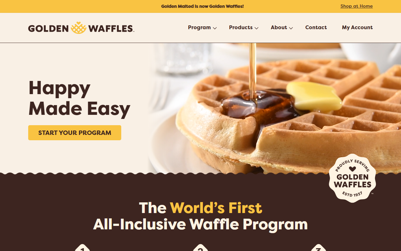 1-800-waffles.com screenshot