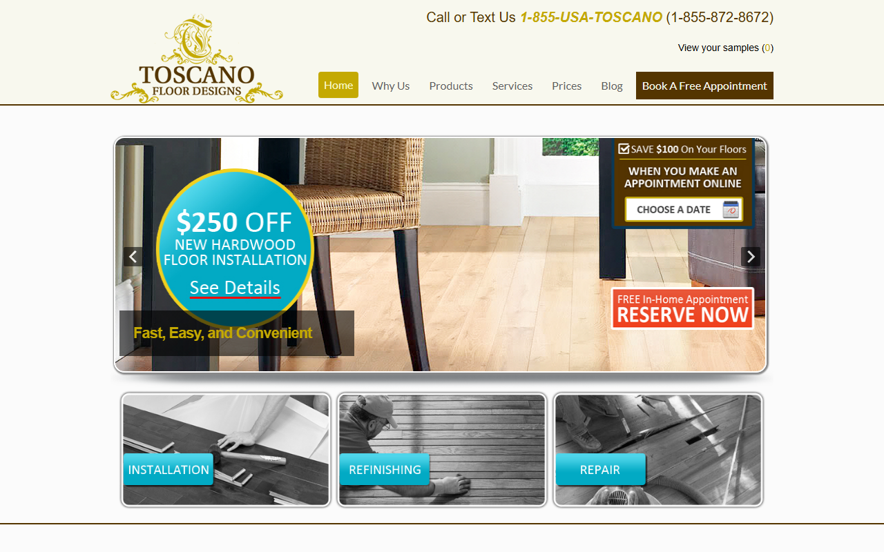 1-800-woodfloors.com screenshot