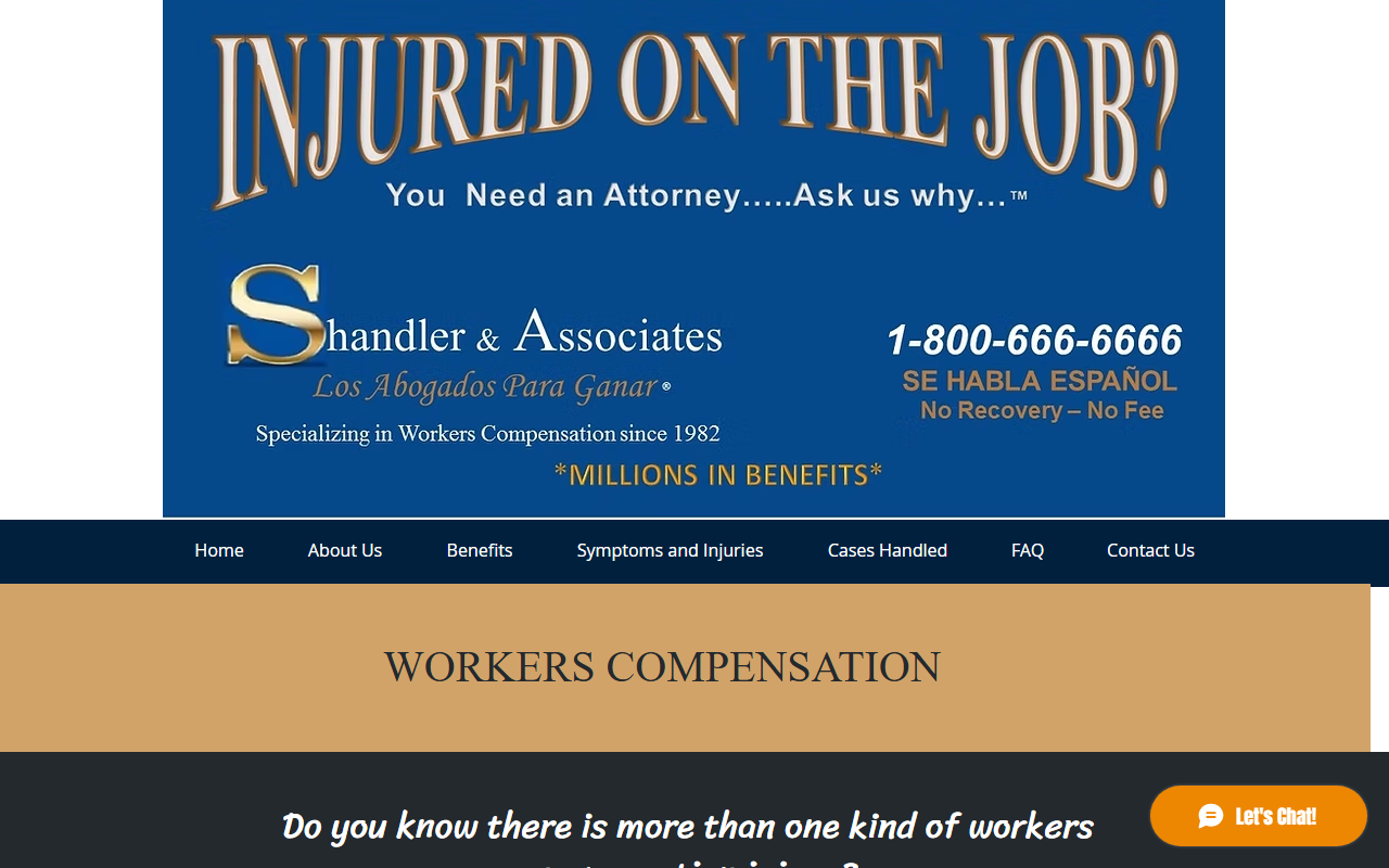 1-800-workcase.com screenshot