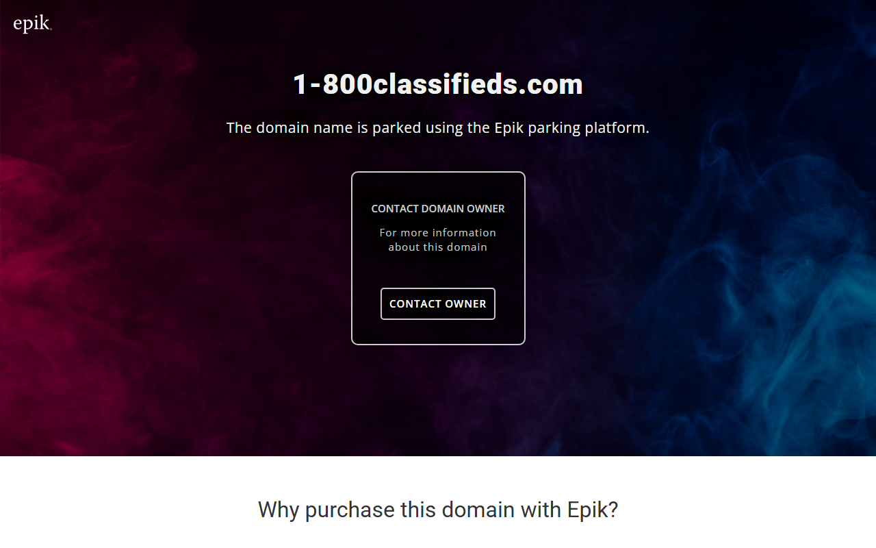 1-800classifieds.com screenshot