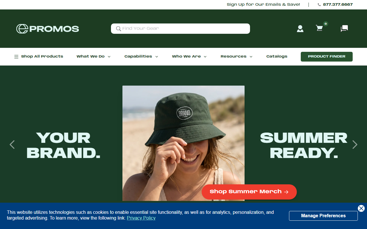 1-800epromos.com screenshot