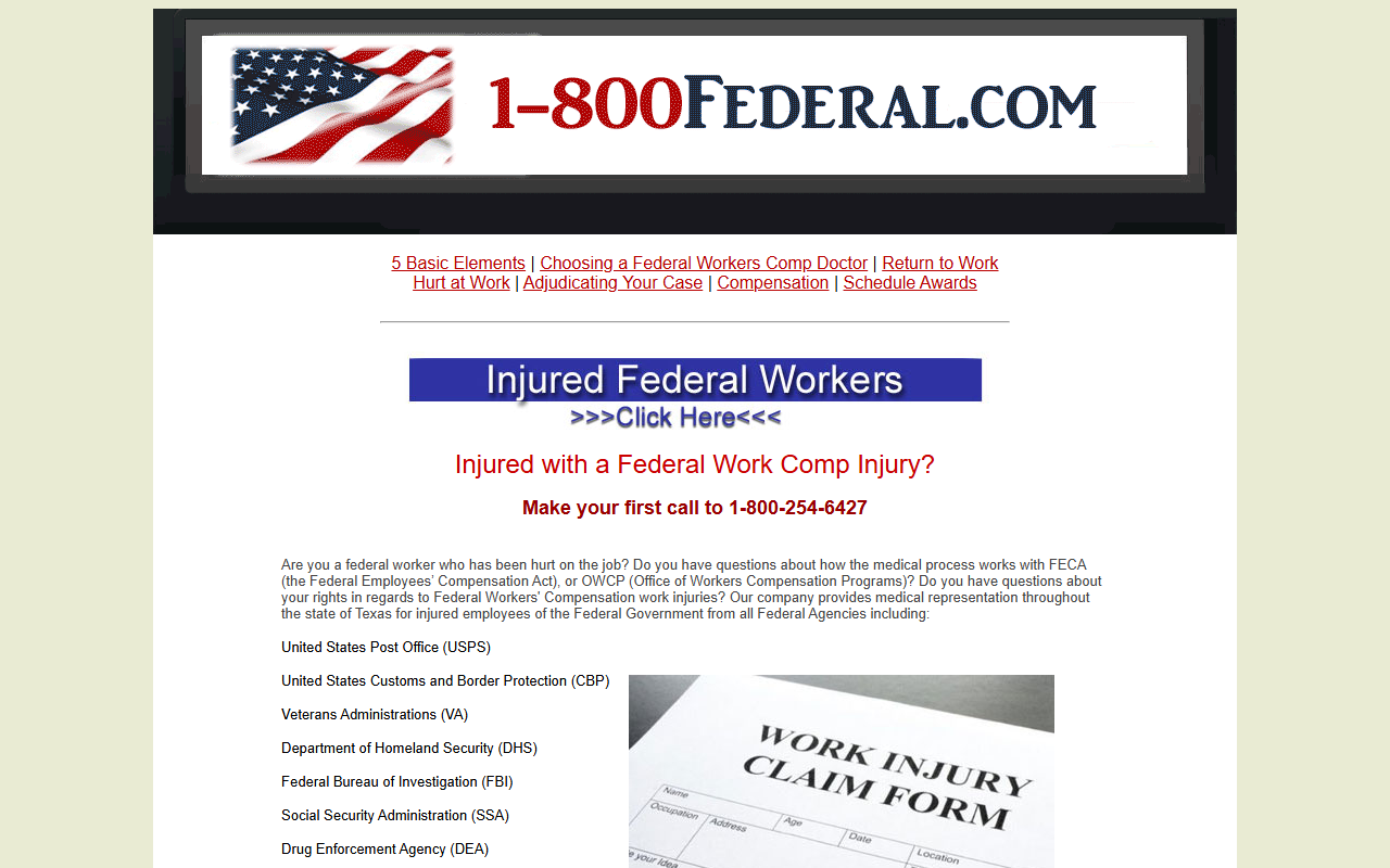 1-800federal.com screenshot
