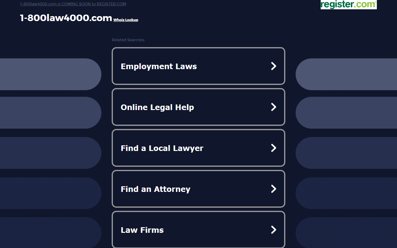 1-800law4000.com screenshot