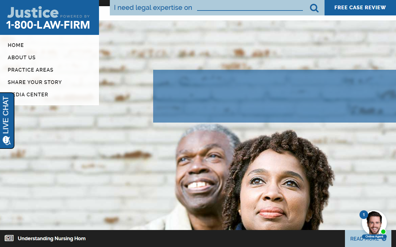 1-800lawfirm.com screenshot