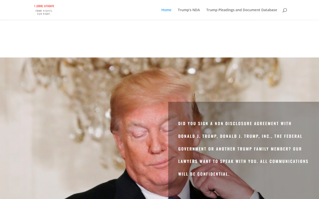 1-800litigate.com screenshot