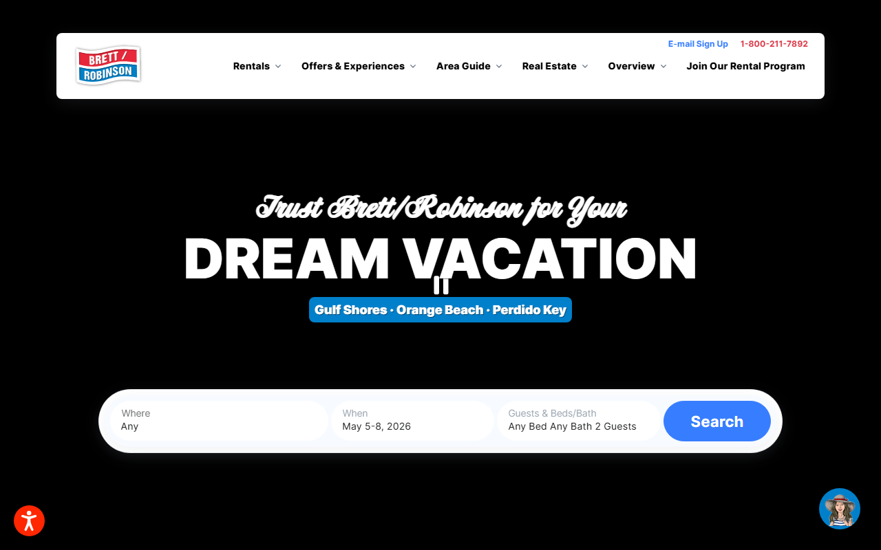 1-800orangebeach.com screenshot