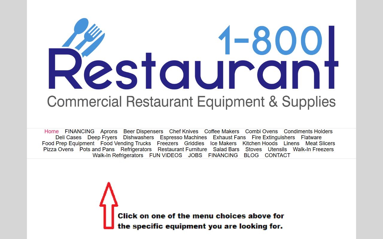 1-800restaurant.com screenshot