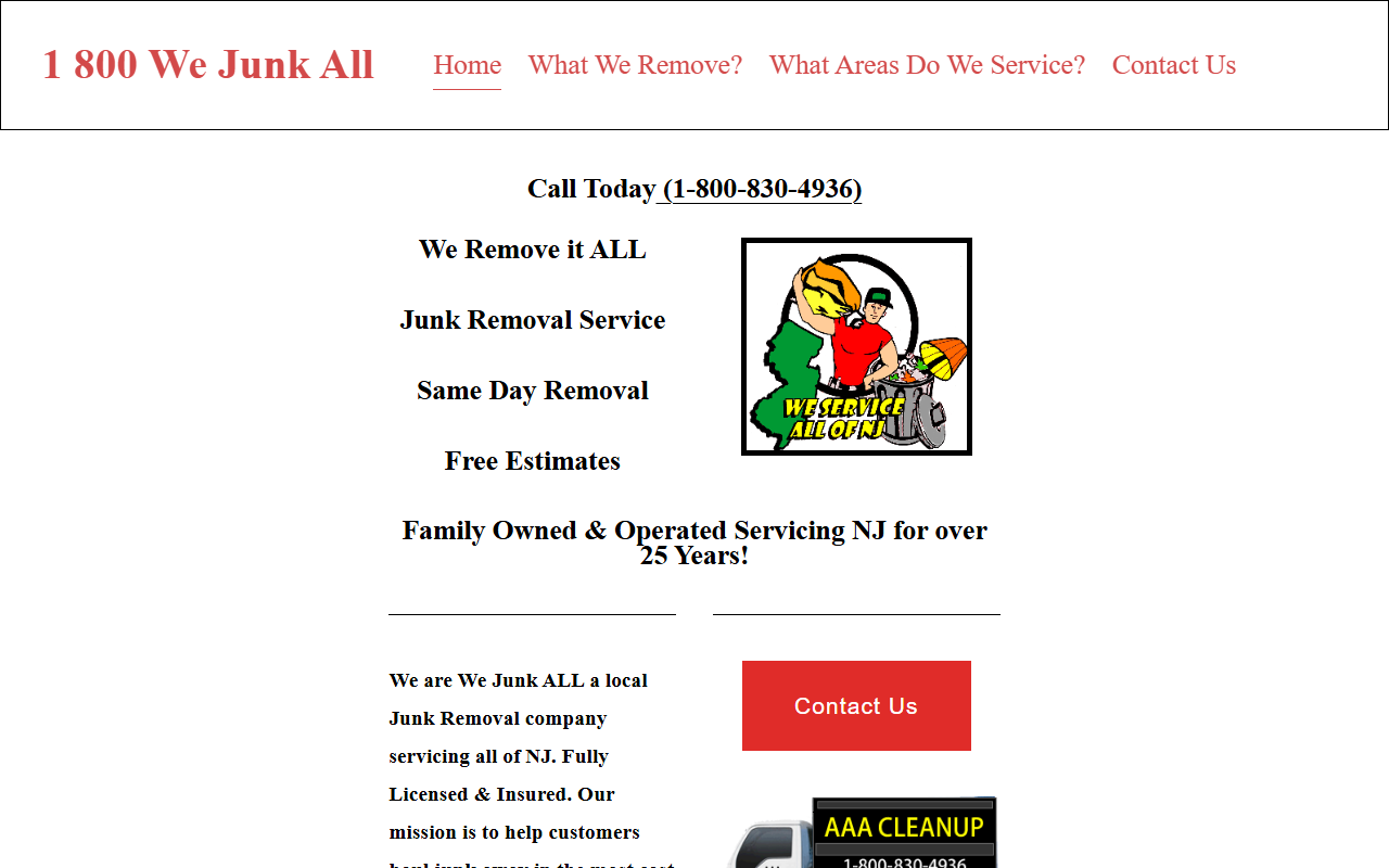 1-800wejunkall.com screenshot