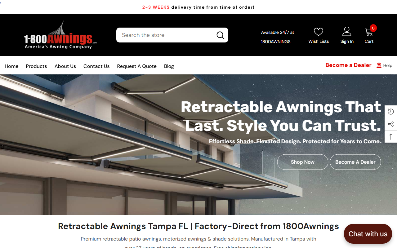 1-844-awnings.com screenshot