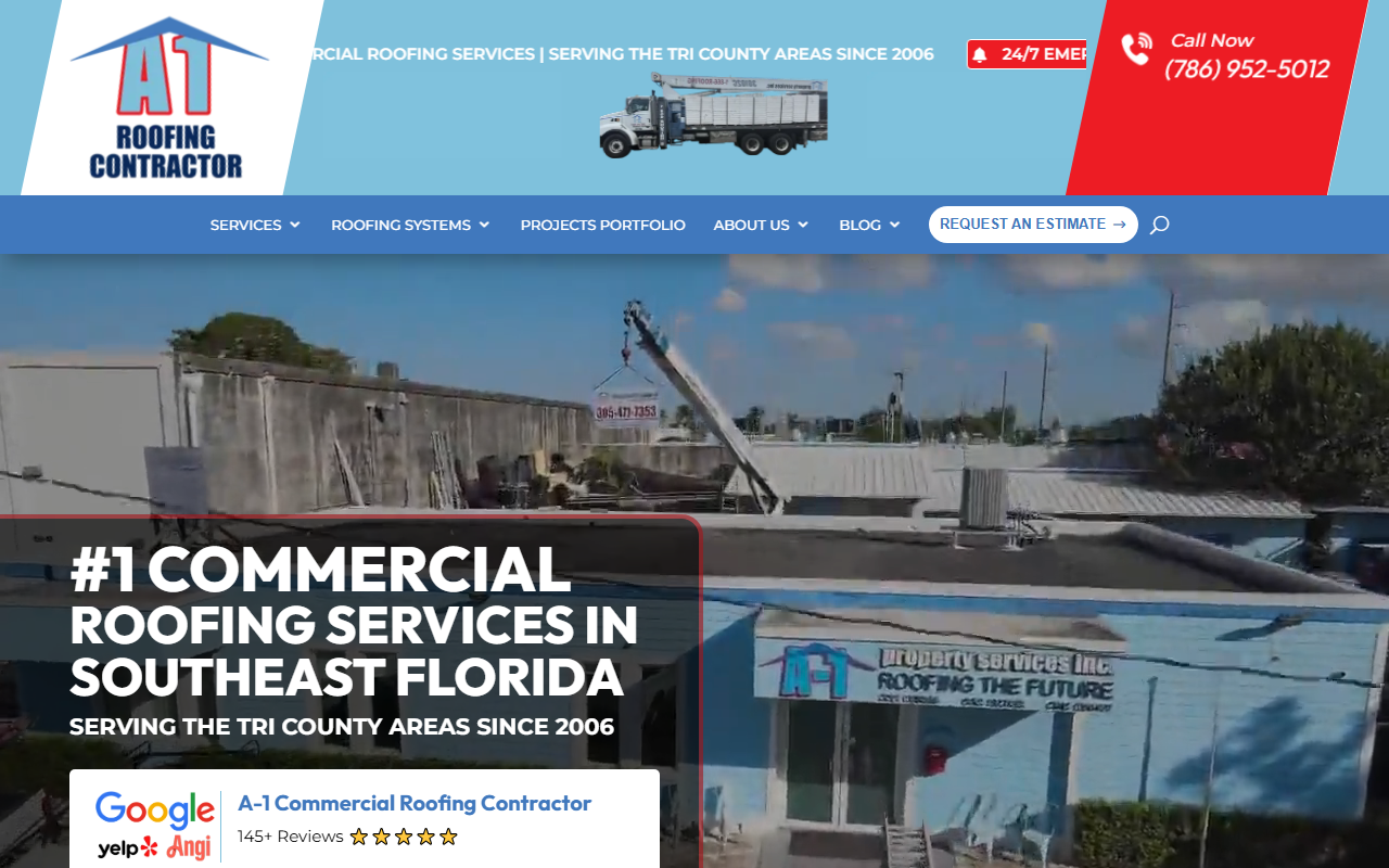 1-866-roofing.com screenshot