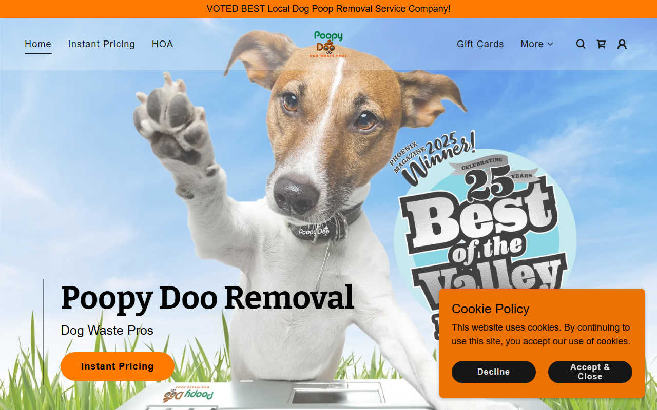 1-877-poopydo.com screenshot