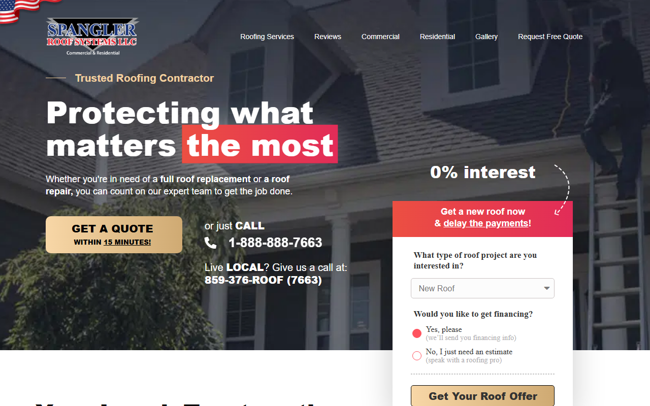 1-888-888-roof.com screenshot