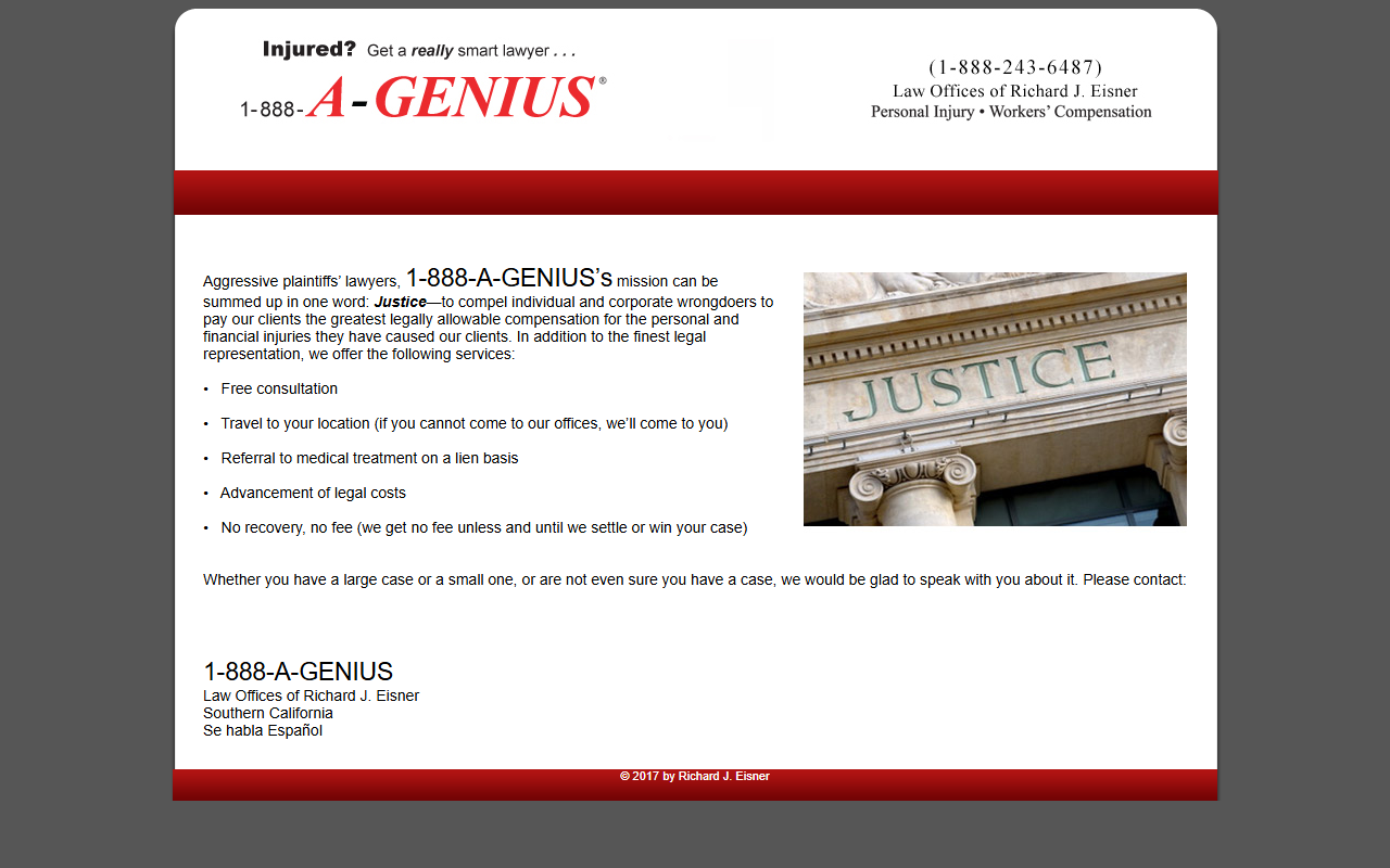 1-888-a-genius.com screenshot