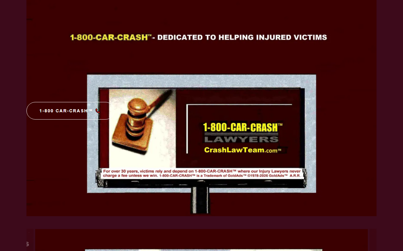 1-888-carcrash.com screenshot