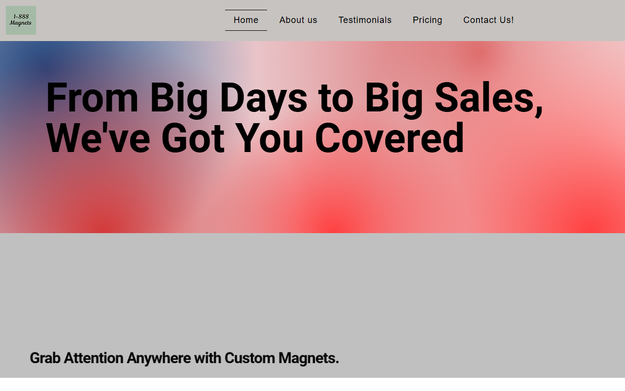 1-888-magnets.com screenshot