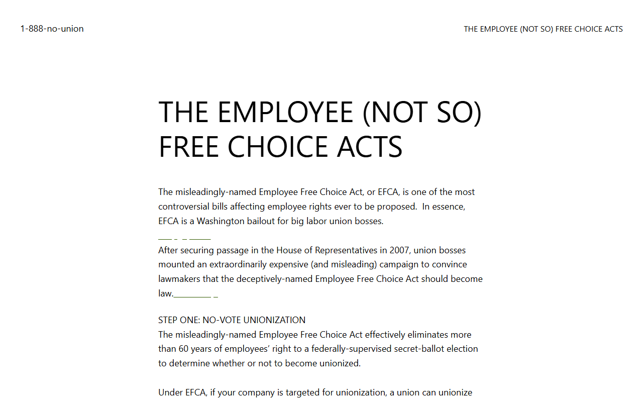 1-888-no-union.com screenshot