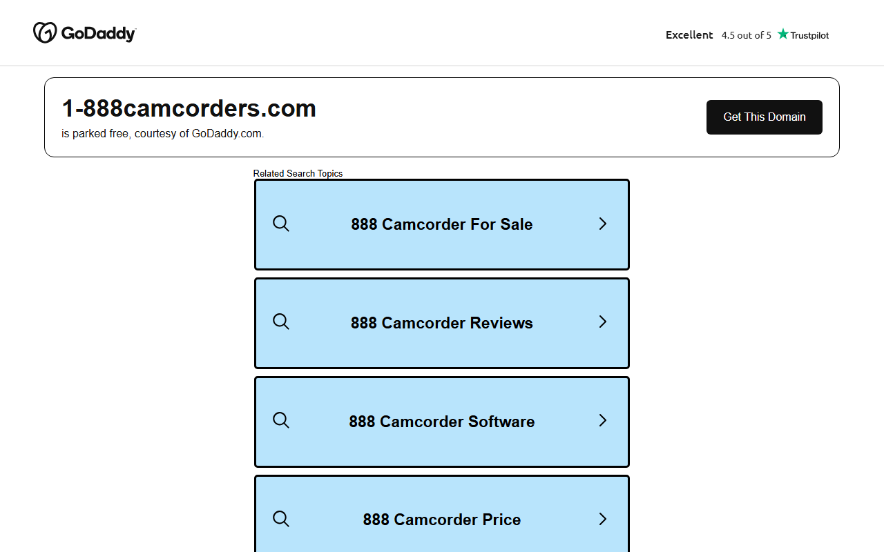 1-888camcorders.com screenshot
