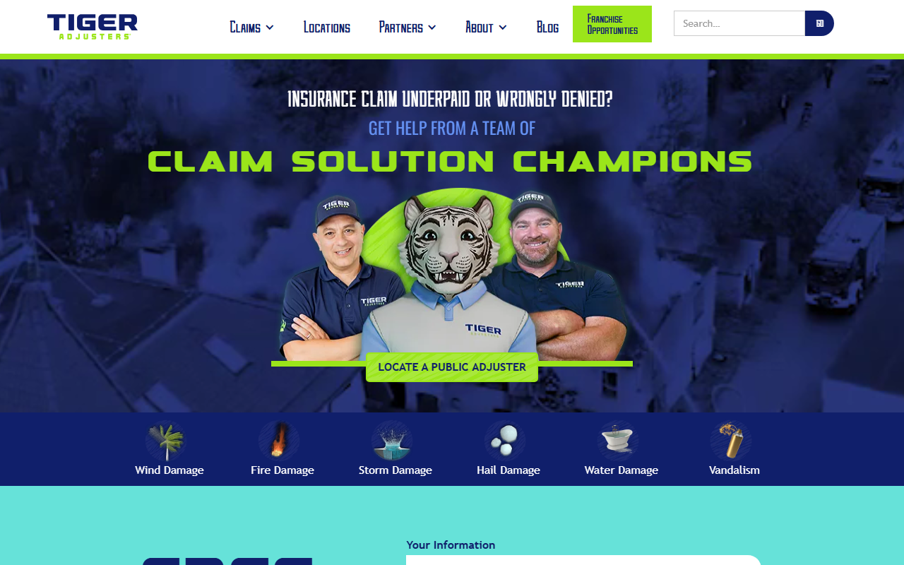 1800-adjuster.com screenshot